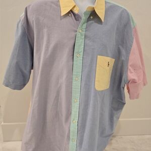Polo Ralph Lauren Multicolor Pastel Button Down Shirt